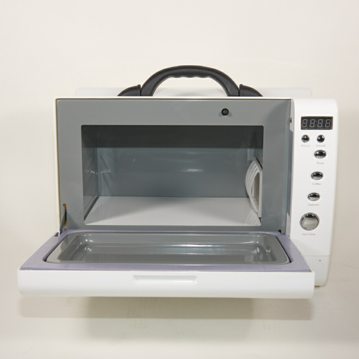 新発売！コイズミ ポータブル電子レンジ WAVEBOX AC｜キャンプ飯を劇的