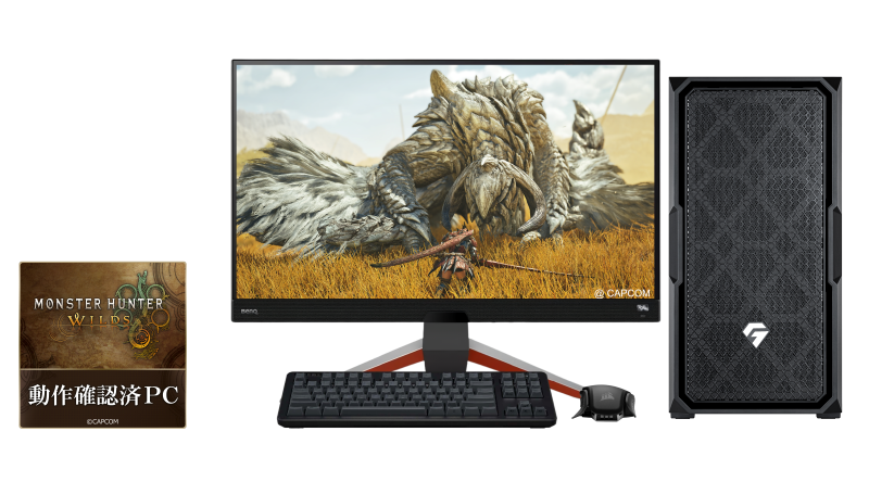 ゲーミング PC 3700X 3070 16GB 512GB モンハンワイルズ PCでひと狩り