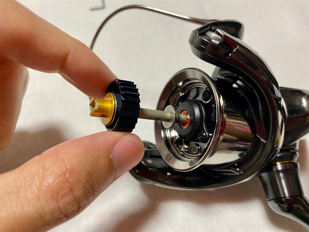 20ツインパワーにローターナットベアリングを追加するカスタム