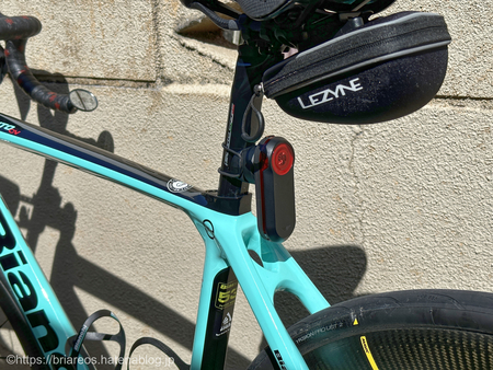 GARMIN Varia RTL515（リアビューレーダー＆テールライト）を使って