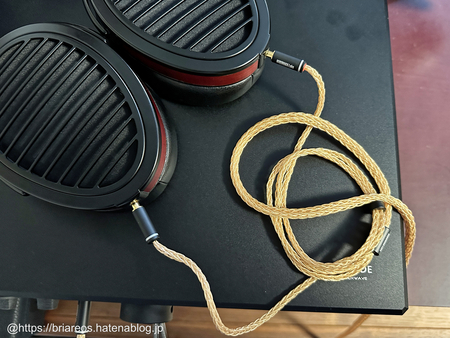 HIFIMAN Arya Organic ④：NOBUNAGA Labs 天籟 極 リケーブル導入