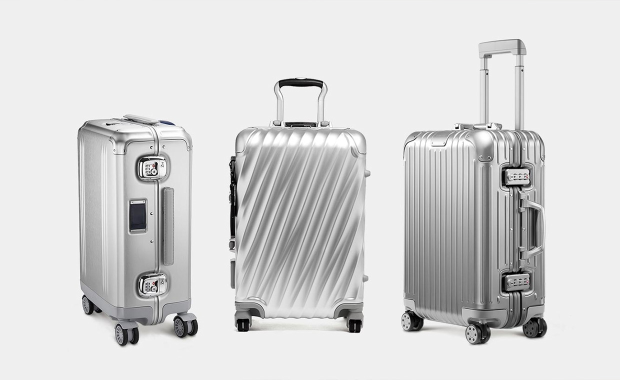機内持ち込みは“アルミ”で差をつける スーツケース3大ブランド比較