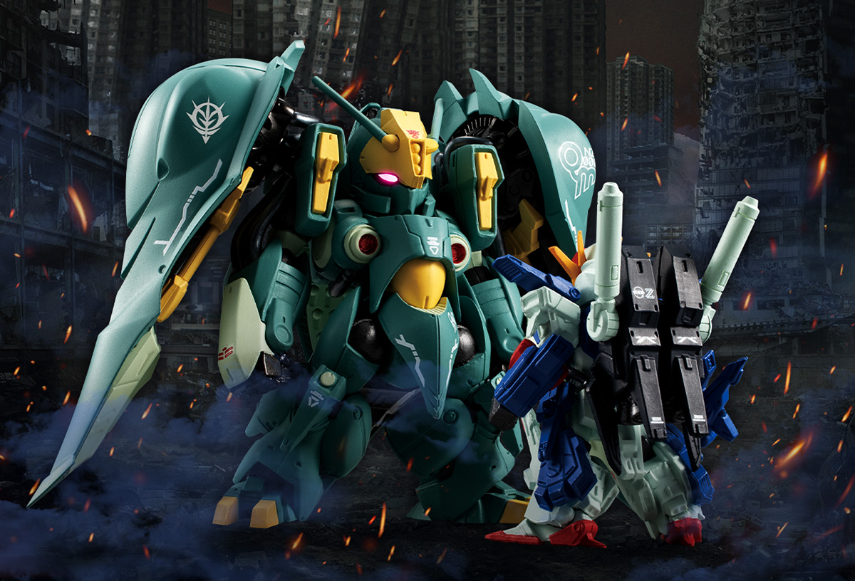 FW GUNDAM CONVERGE】フルアーマーZZガンダムとクィン・マンサが重塗装