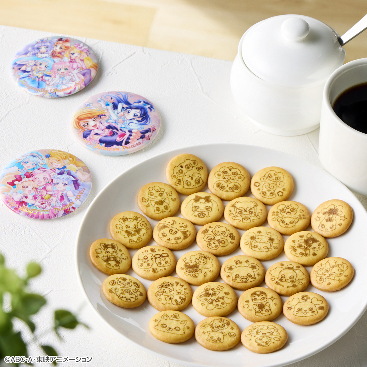 発売直前！プリキュアオールスターズ BIG缶バッジBiscuit -20th