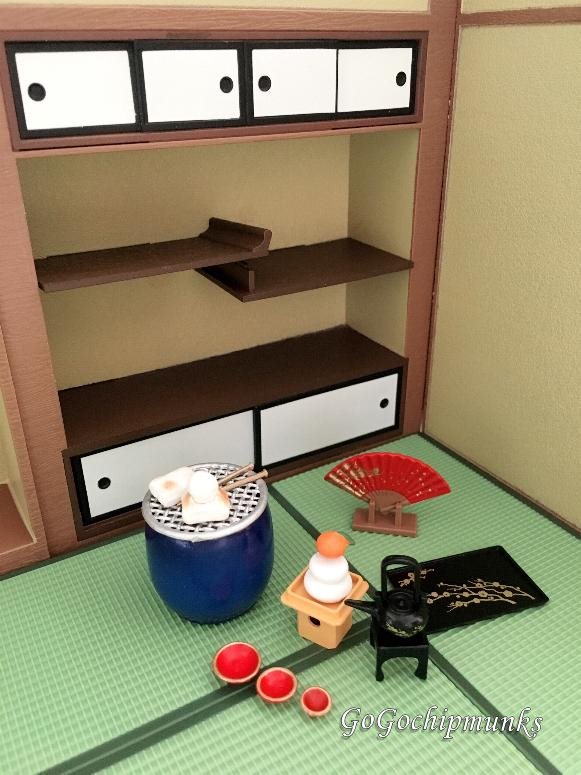 リーメント～THE 和室～違い棚セットと押入れセットで和室を作ろう