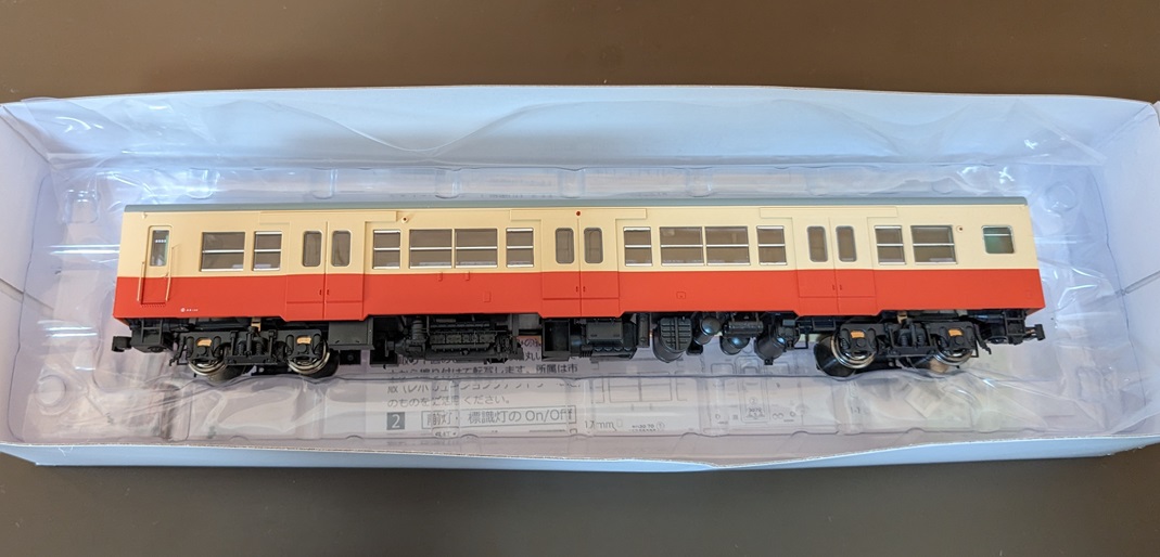 国鉄30系気動車】HOゲージのキハ35を入手、トラムウェイ製品です