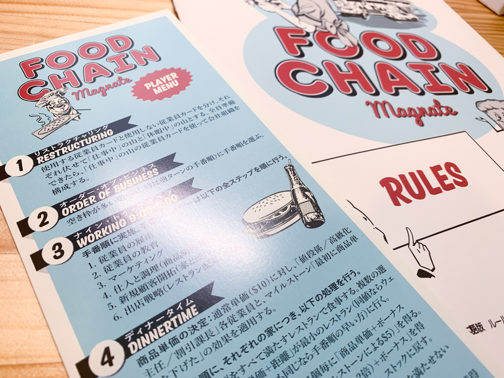 フードチェーンマグネイト 日本語版【ボードゲーム】｜あの名作重量級