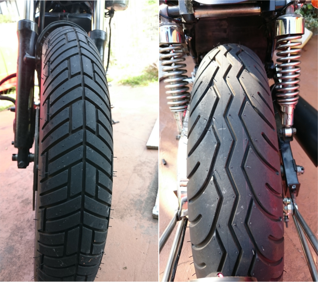 エリミネーター250SEのタイヤをメッツラーレーザーテックにした - でょ