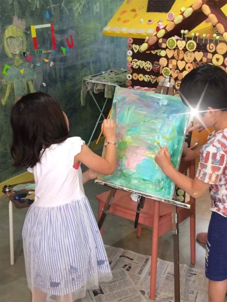 総勢40名の子供たちに「油絵」を教えてみました！ - decent-work's blog