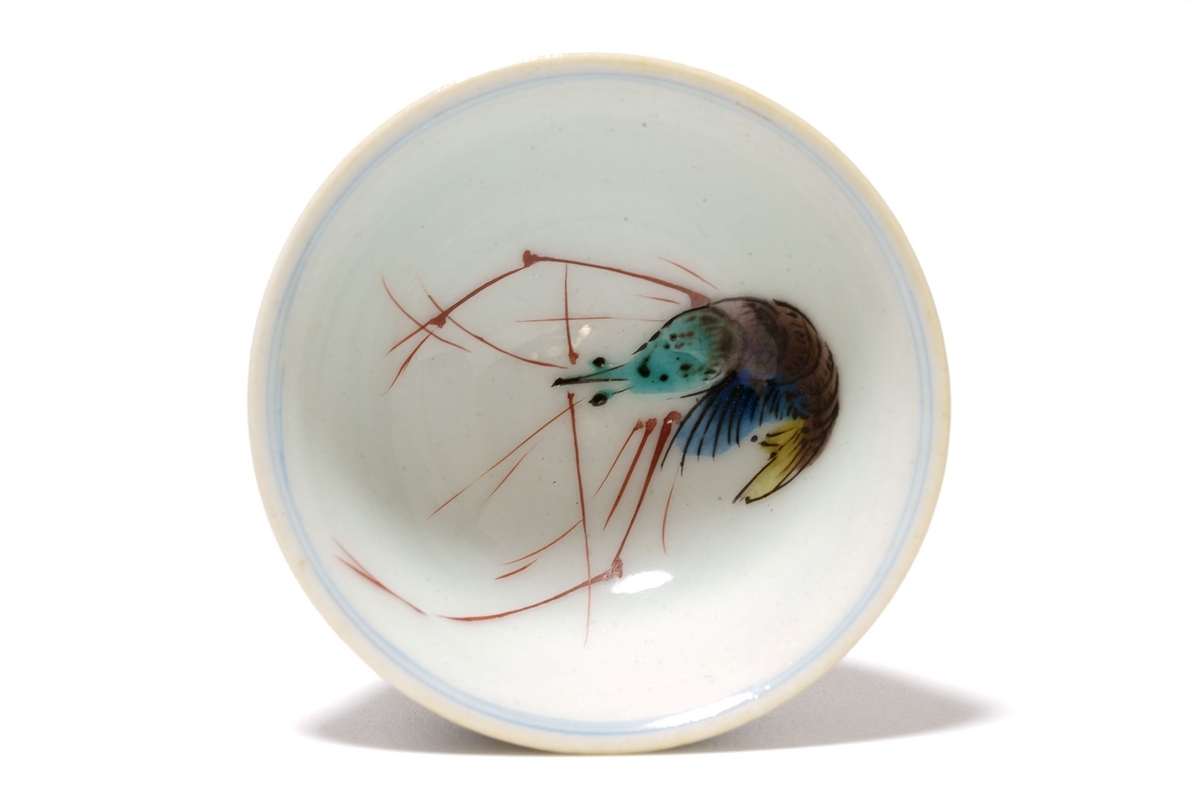 GALLERY file 119 九谷焼・初代・松本佐吉作 盃 - 古美術店