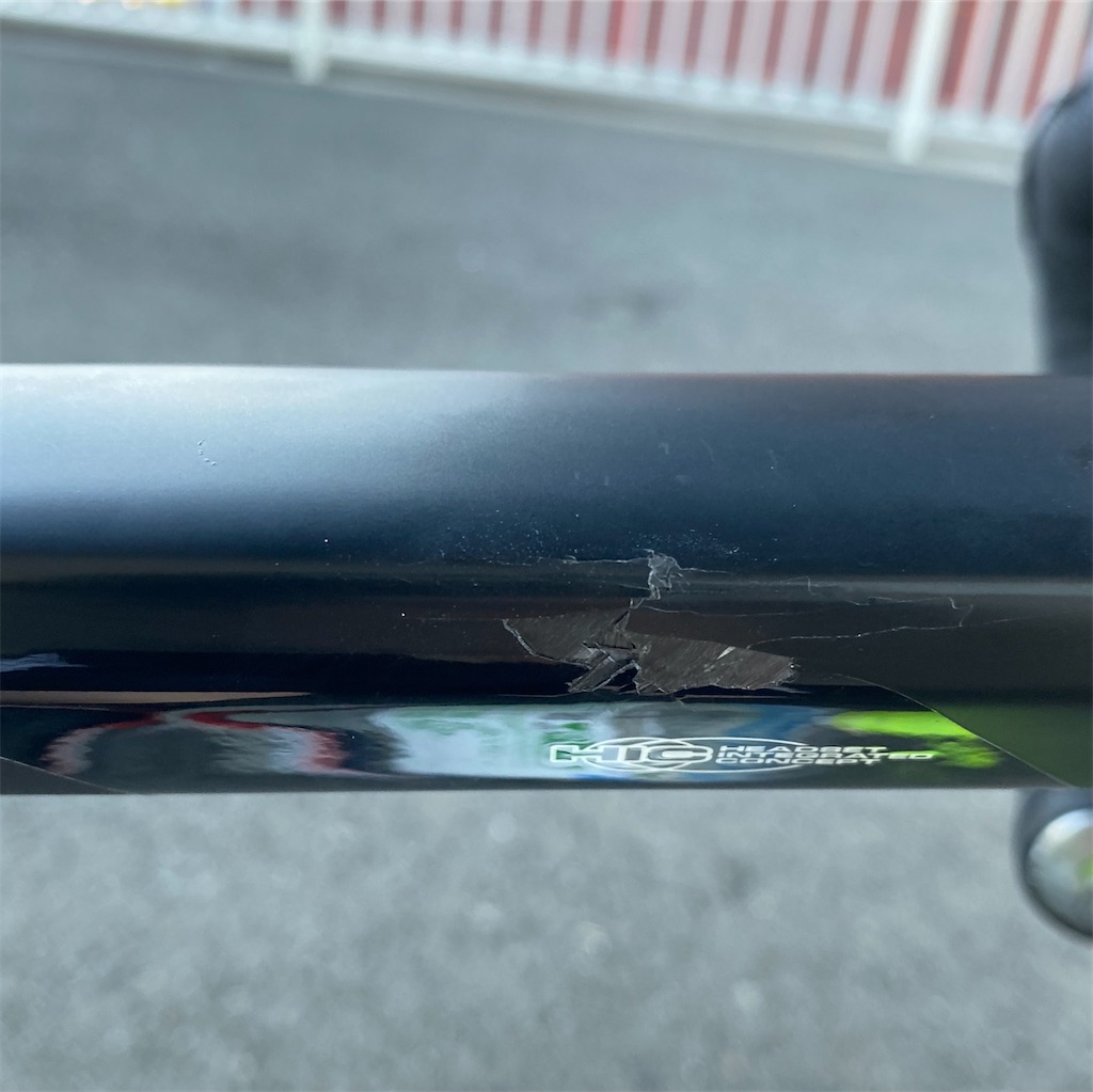 カーボンフレームにクラックが入ってしまったローディーに残された5