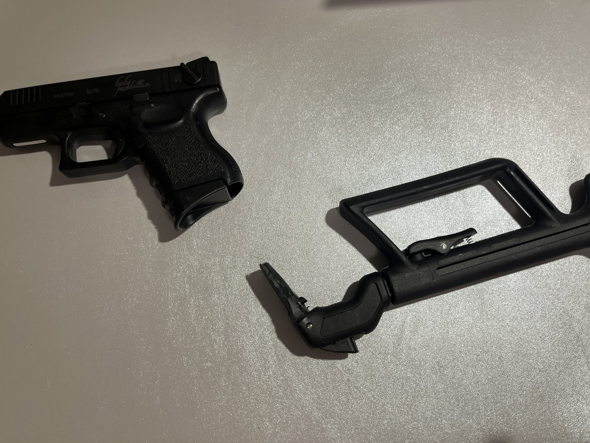 KSC G26C BABY PARABELLUM + ストック - ドクやん日記 エアガンとか