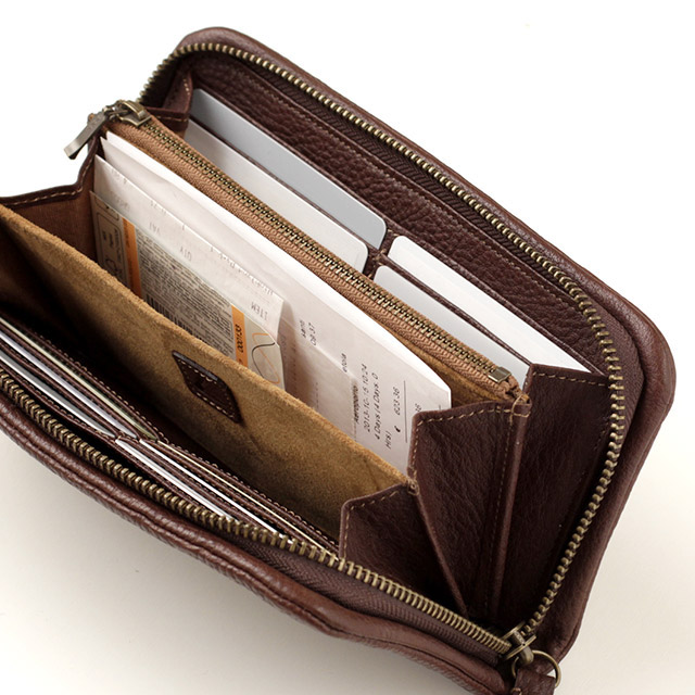 土屋鞄〜トーンオイルヌメ クッションファスナー長財布〜再販近し（2