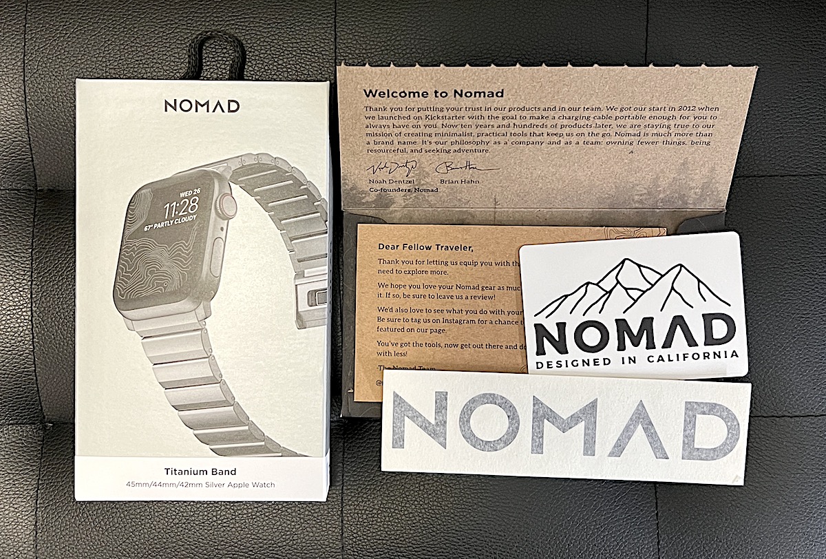Apple Watch用 NOMAD「チタニウムバンド」購入！〜「Apple Watch Ultra