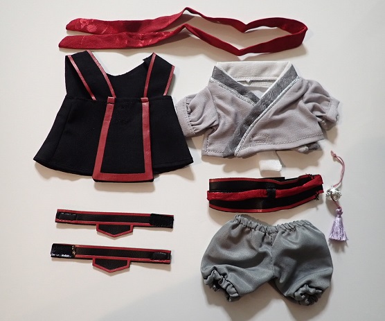 陳情令ぬいがアニメ魔道祖師服を着てみた④清心鈴minidoll - 笛の音と