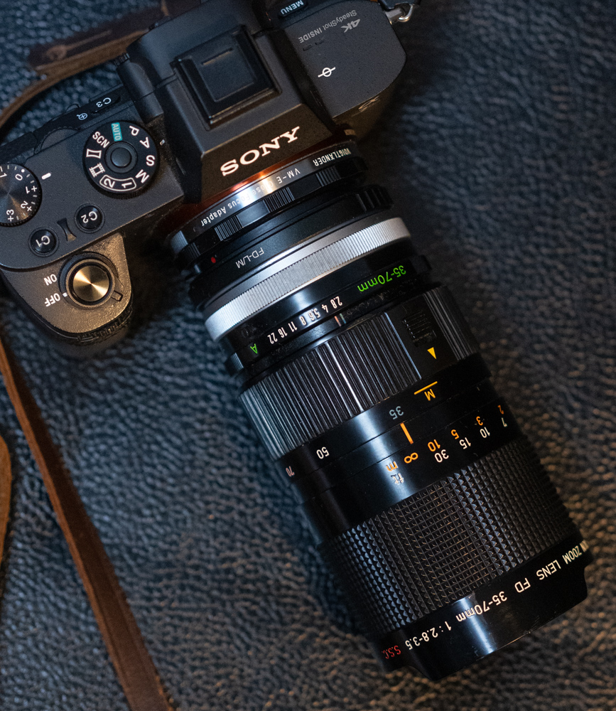 CANON ZOOM LENS FD35-70mm 1:2.8-3.5 S.S.C. ジャンクで撮る