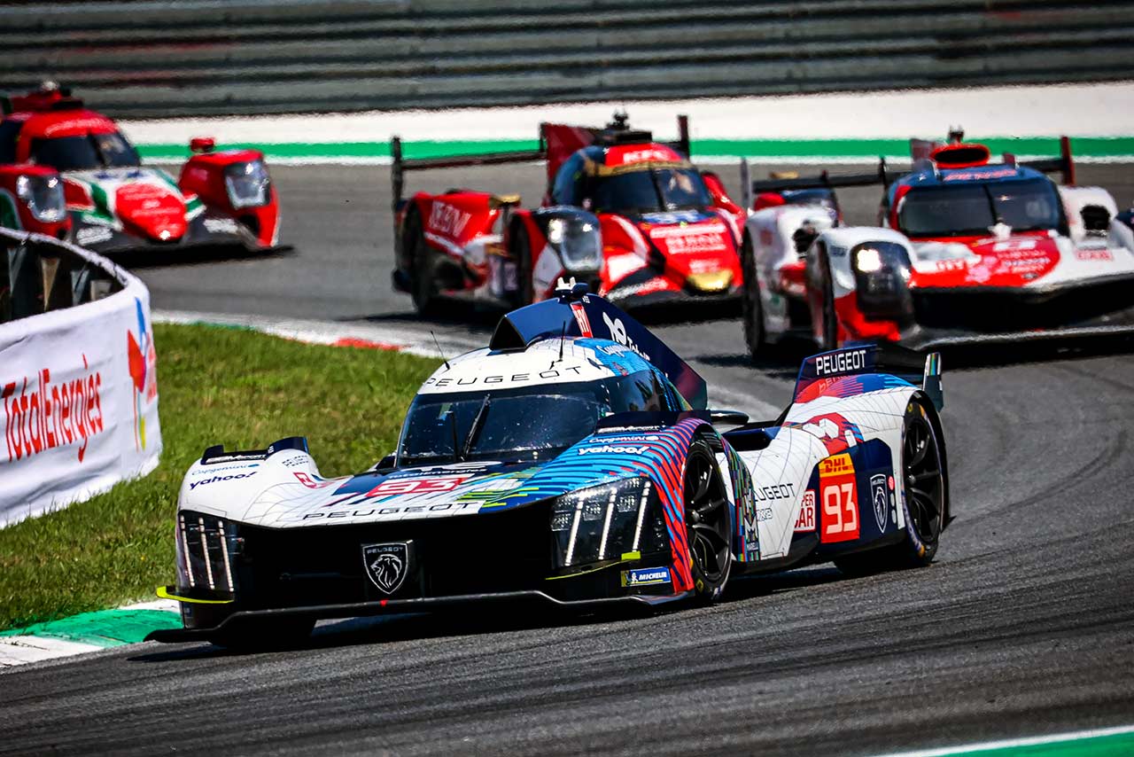 プジョー9X8、デビュー1周年のモンツァで歓喜の初表彰台「我々はひとつ