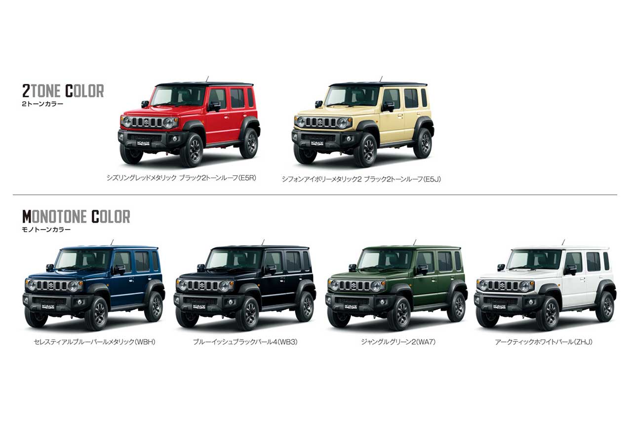 スズキ、ジムニー初の5ドアモデル『ジムニーノマド』日本販売を発表