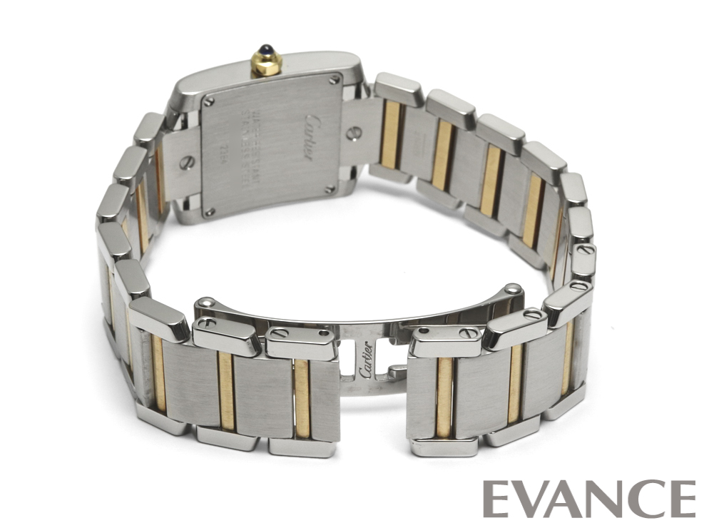 カルティエ / CARTIER タンク タンク フランセーズ SM YGコンビ