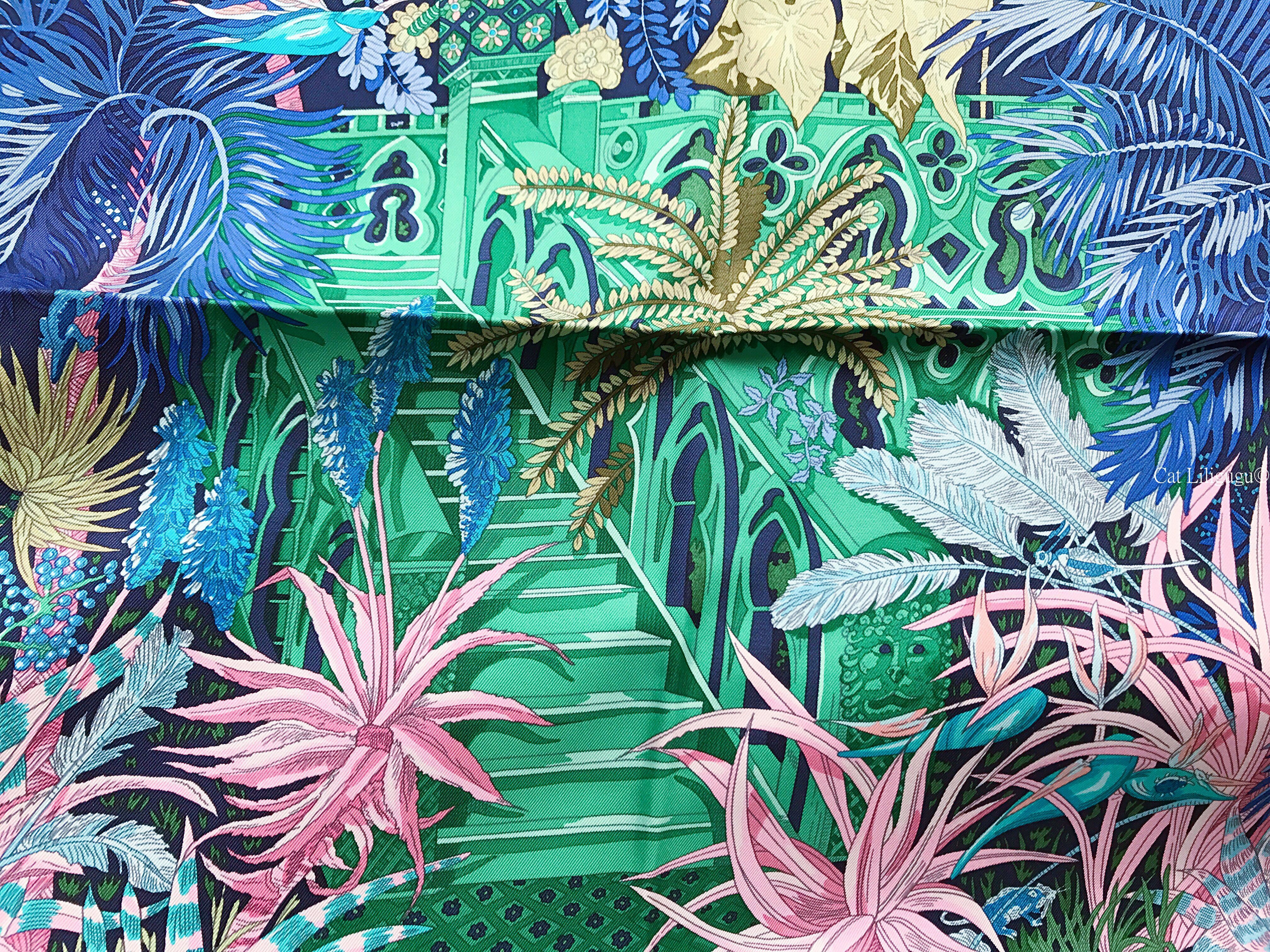 エルメス)カレ90スカーフ《シントラの庭》大判 (HERMES/スカーフ