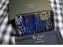 国内発送◇金銀Wパティーヌ希少品!! ベルルッティ 長財布ITAUBA