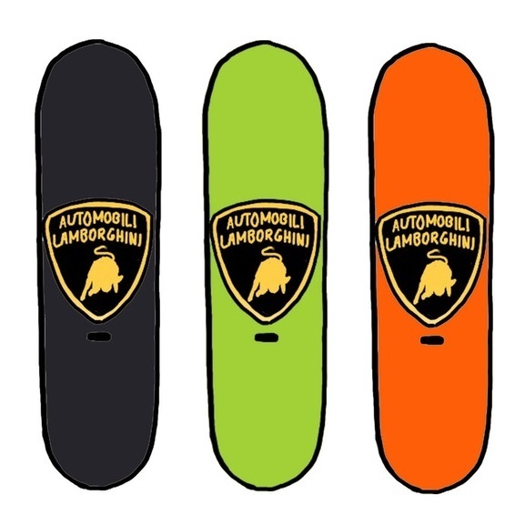 SUPREME ランボルギーニ☆スケートボードデッキ (Supreme/その他) 180