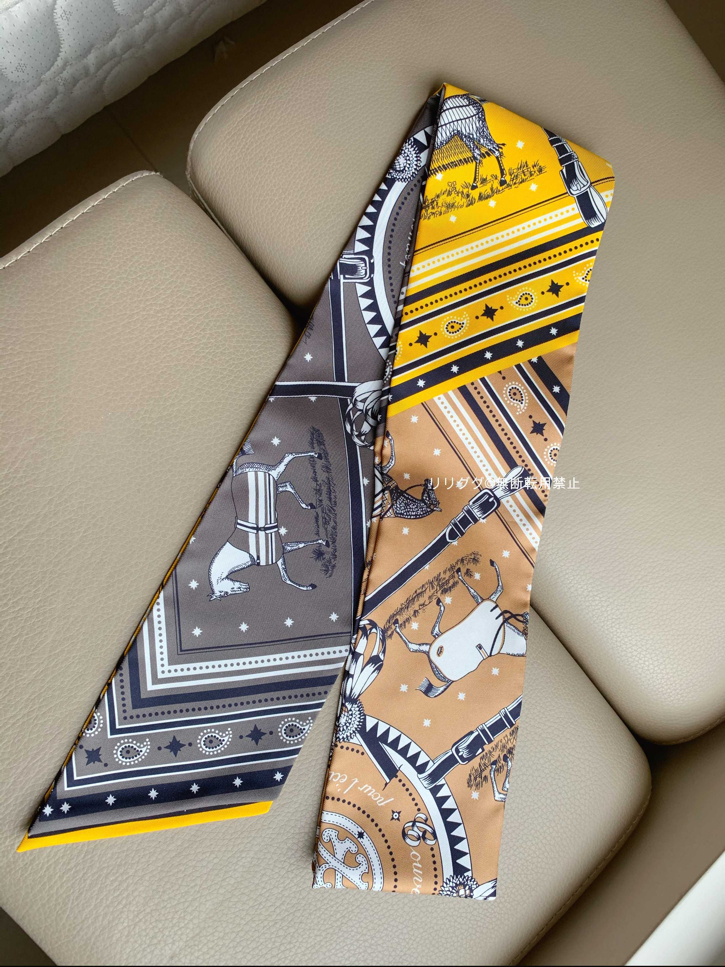 エルメス☆マキシツイリースリム 《馬着・バンダナ》滝沢眞規子