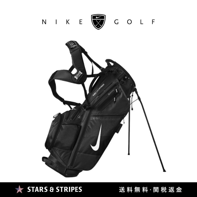 日本未販売 新作 NIKE GOLF ハイブリッド ゴルフバッグ Black (Nike
