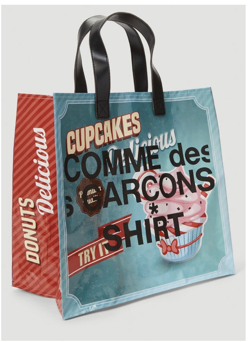 関税込】新作◇COMME DES GARCONS SHIRT◇ロゴ トートバッグ (COMME