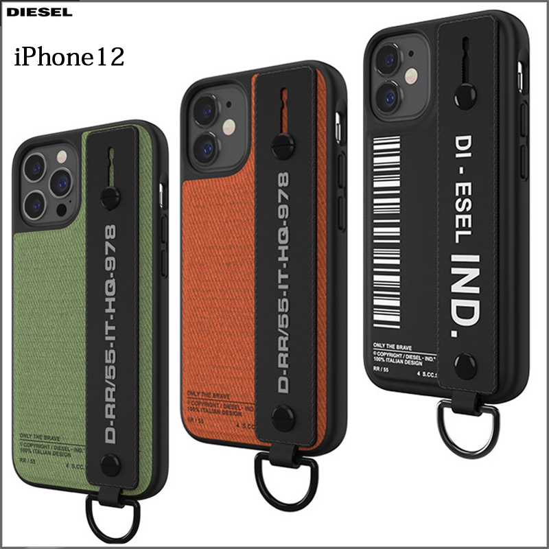 DIESEL ディーゼル ハードストラップ iPhone12ケース (DIESEL/iPhone