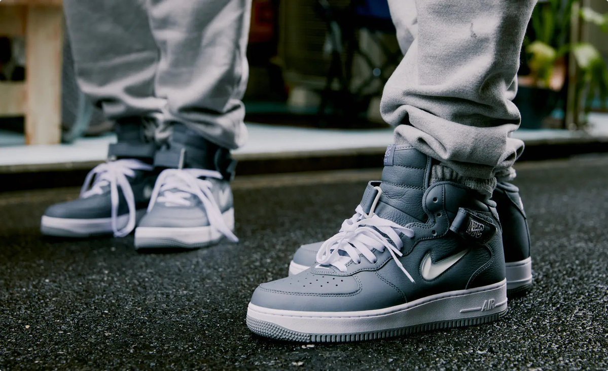 エアフォース1 ミッド NYC Nike Air Force 1 Mid NYC Cool Grey (Nike