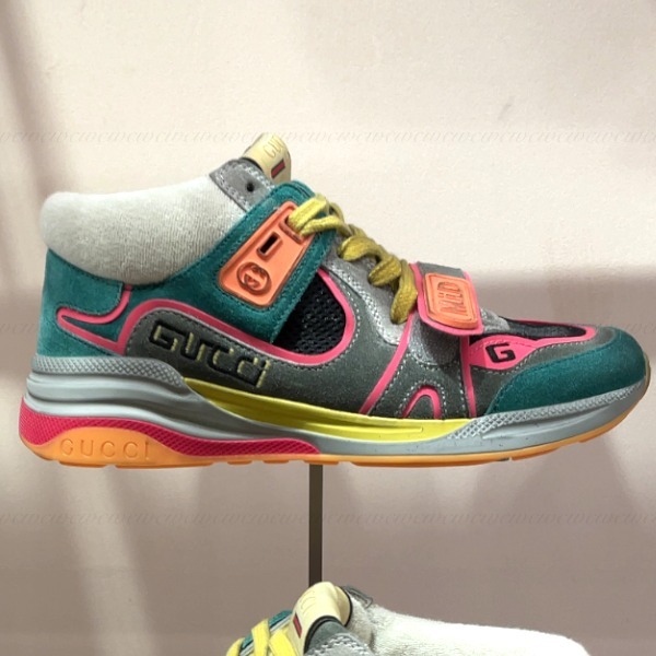 GUCCI□【セール】国内発□異素材ミックスカラフル スニーカー (GUCCI