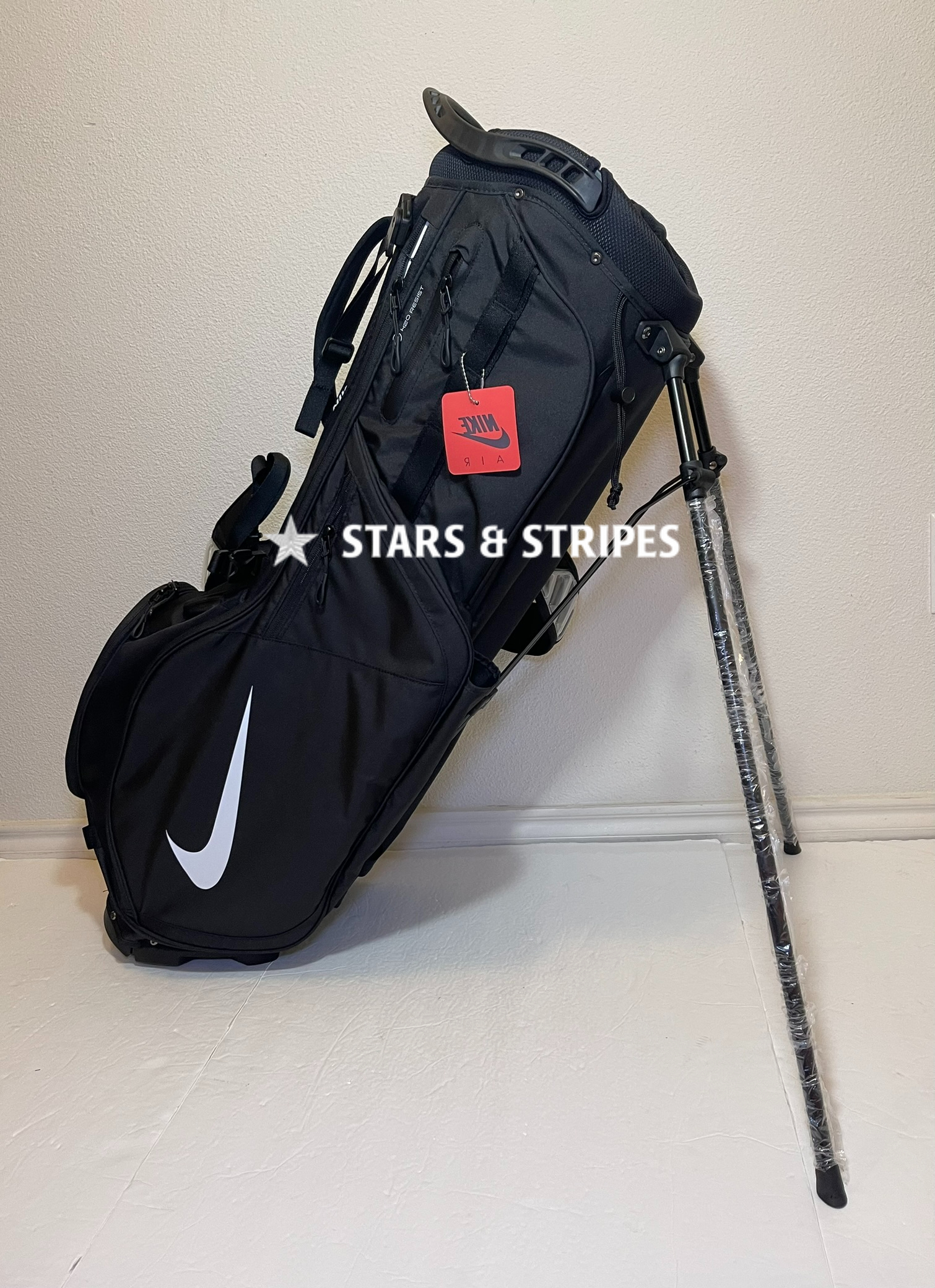 日本未販売 NIKE GOLF Air Hybrid 2 スタンドバッグ Black (Nike