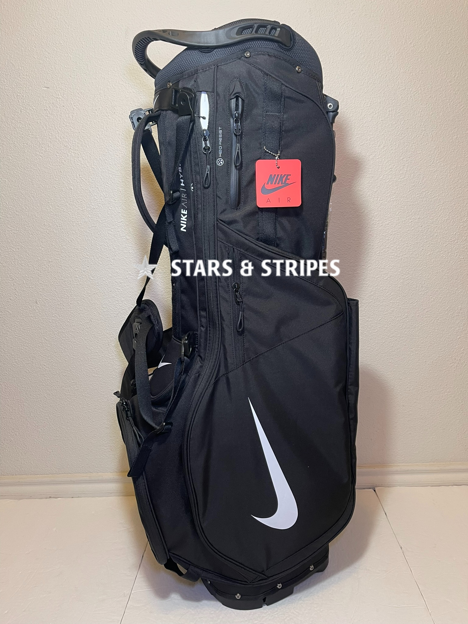 日本未販売 NIKE GOLF Air Hybrid 2 スタンドバッグ Black (Nike