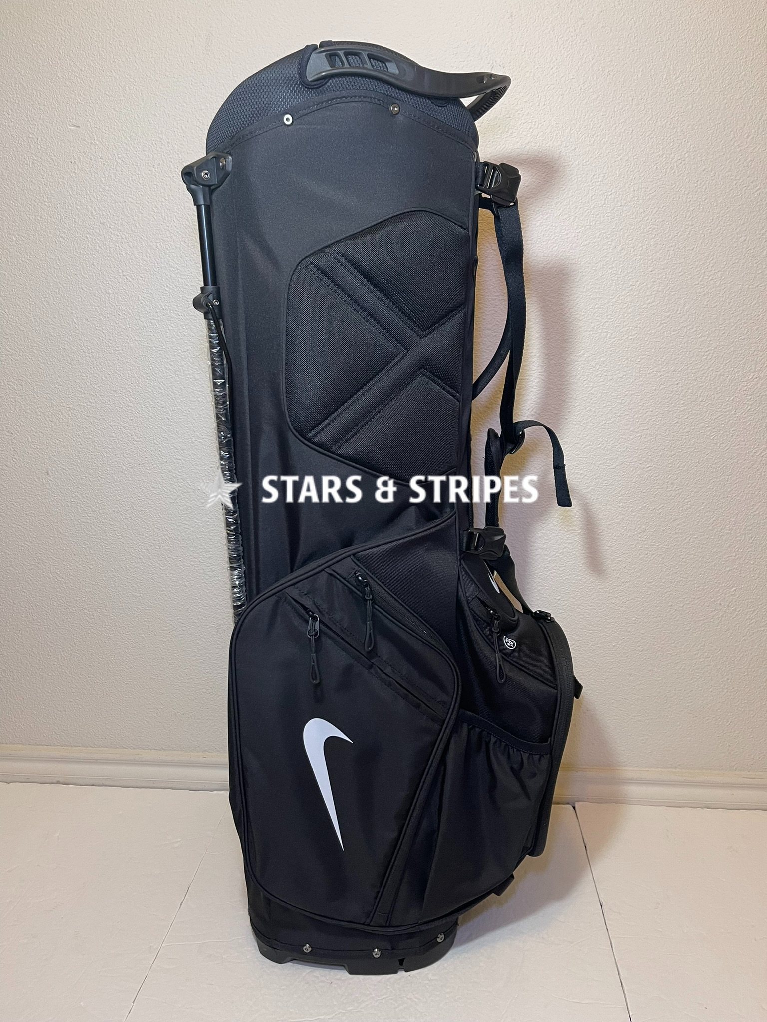 日本未販売 NIKE GOLF Air Hybrid 2 スタンドバッグ Black (Nike