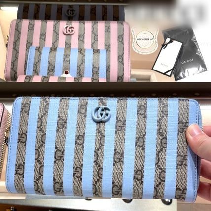 ストライプ GUCCI(グッチ) 長財布(レディース) - ブランド通販のBUYMA