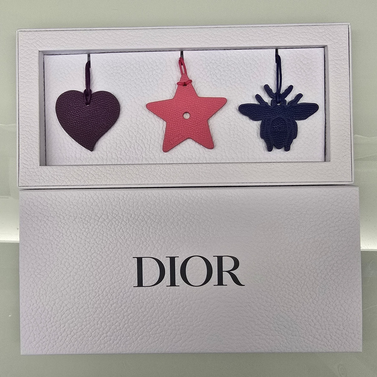 DIOR】 レザーバッグチャーム 3点 (Dior/バッグチャーム) 84707965