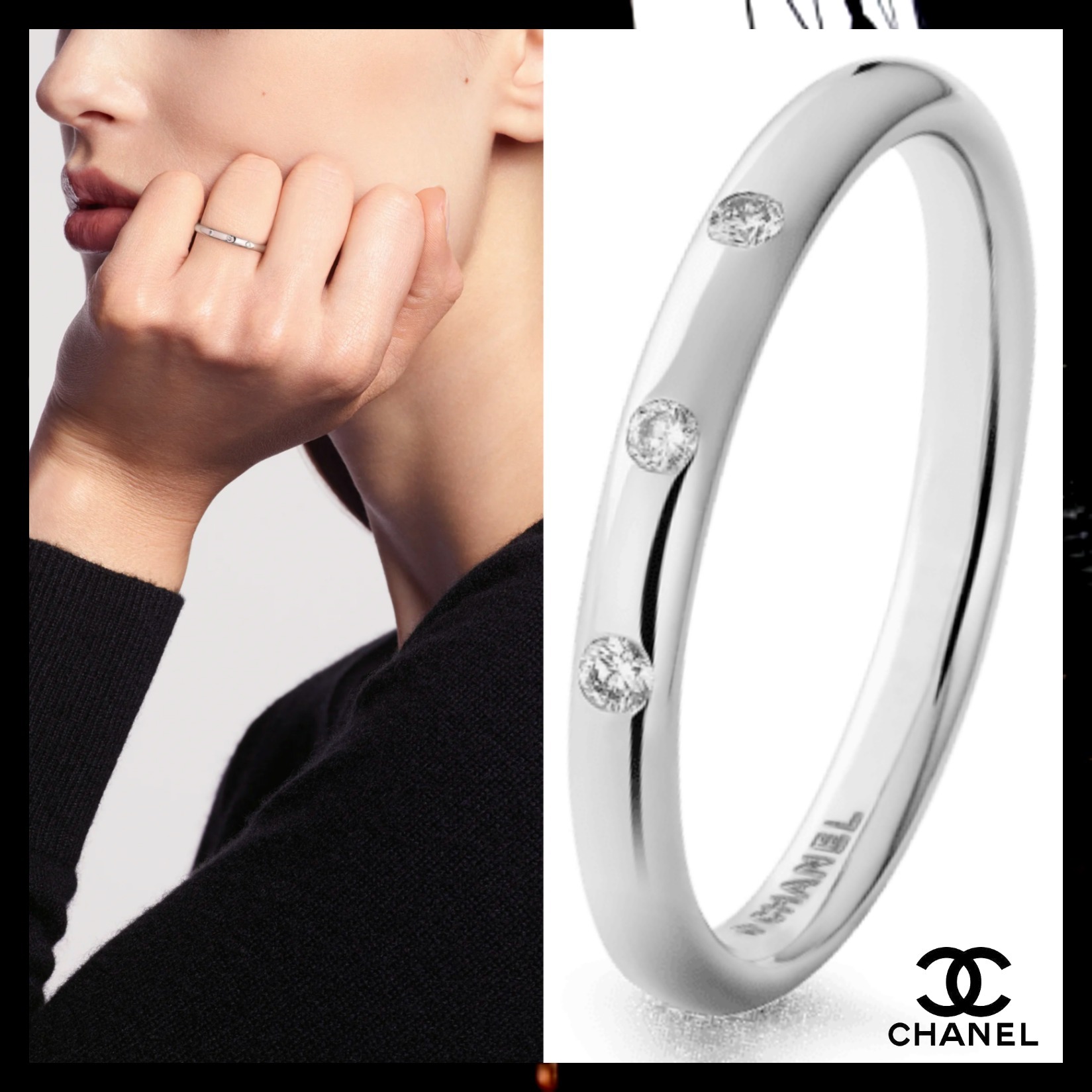 即納！ 【CHANEL シャネル】 ジョン パリジャン マリッジリング