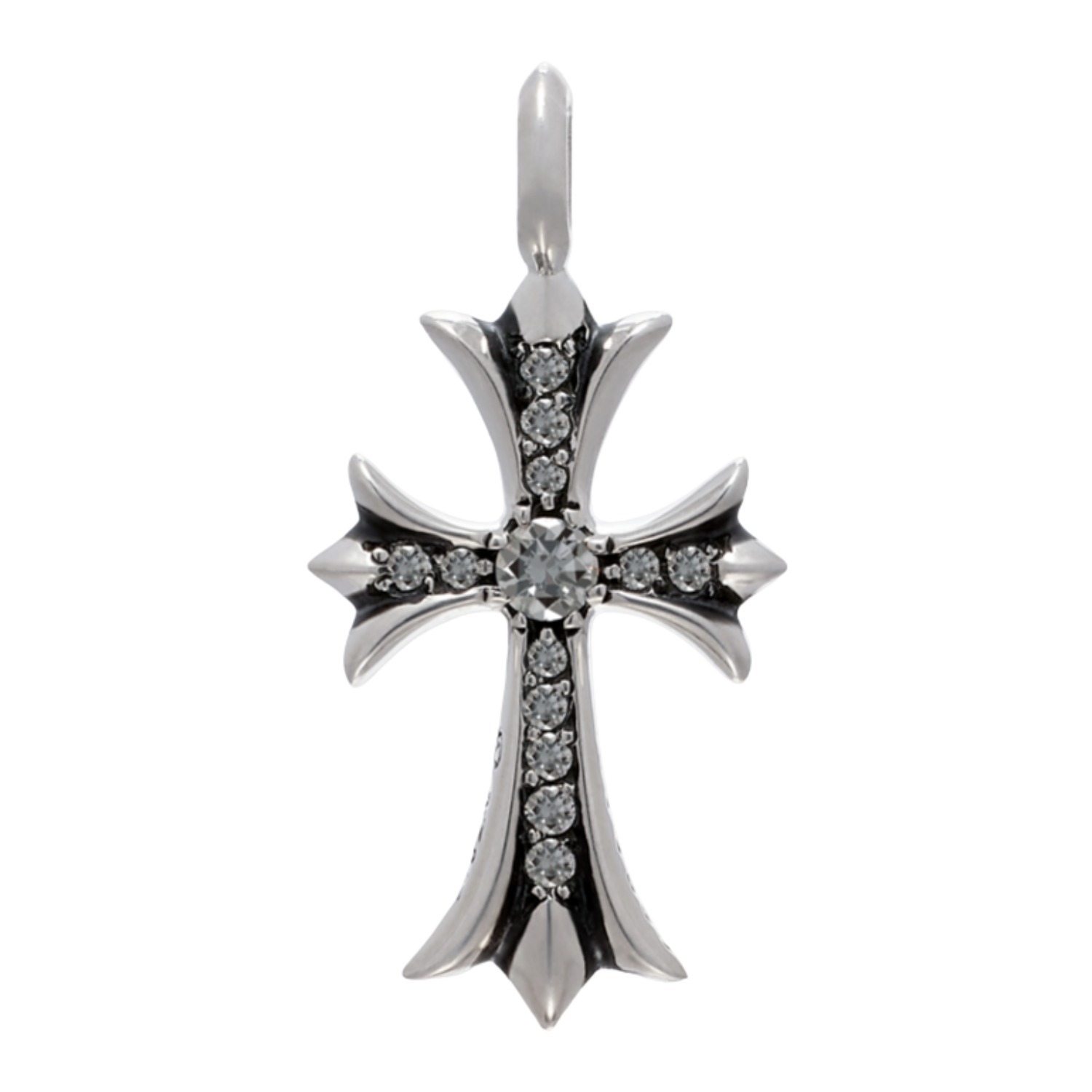 CHROME HEARTS クロムハーツ TINY CROSS クロス チャーム 925 (CHROME