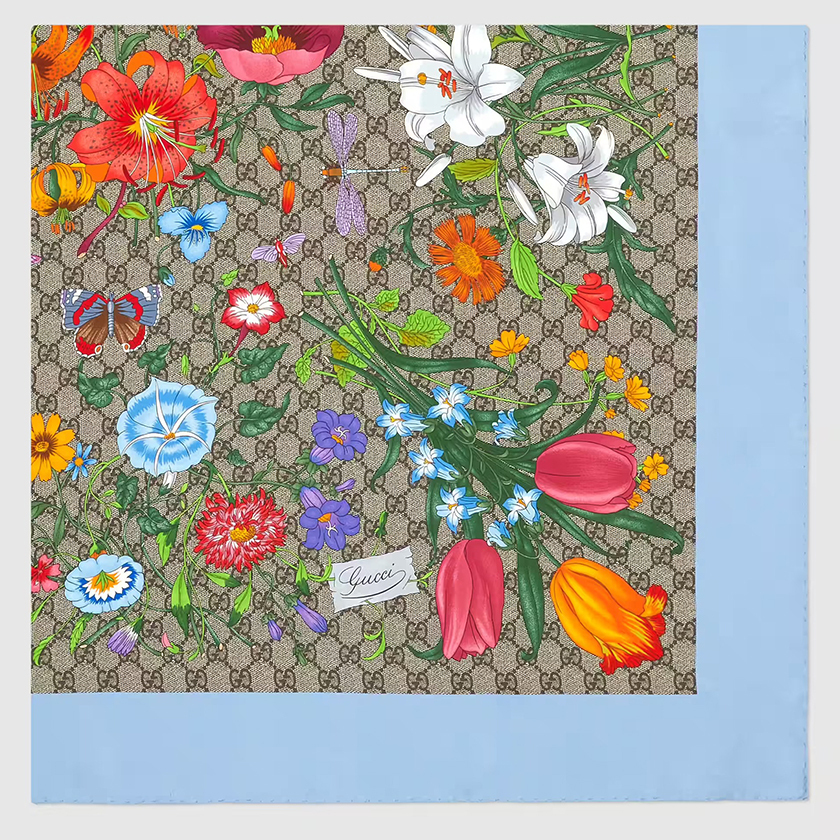 累積売上第1位【GUCCI☆グッチ】シルクスカーフ (GUCCI/スカーフ