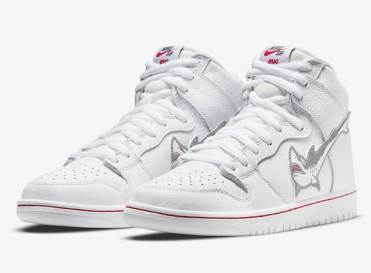 Oski Nike SB Dunk High Great White Shark オスキ シャーク (Nike