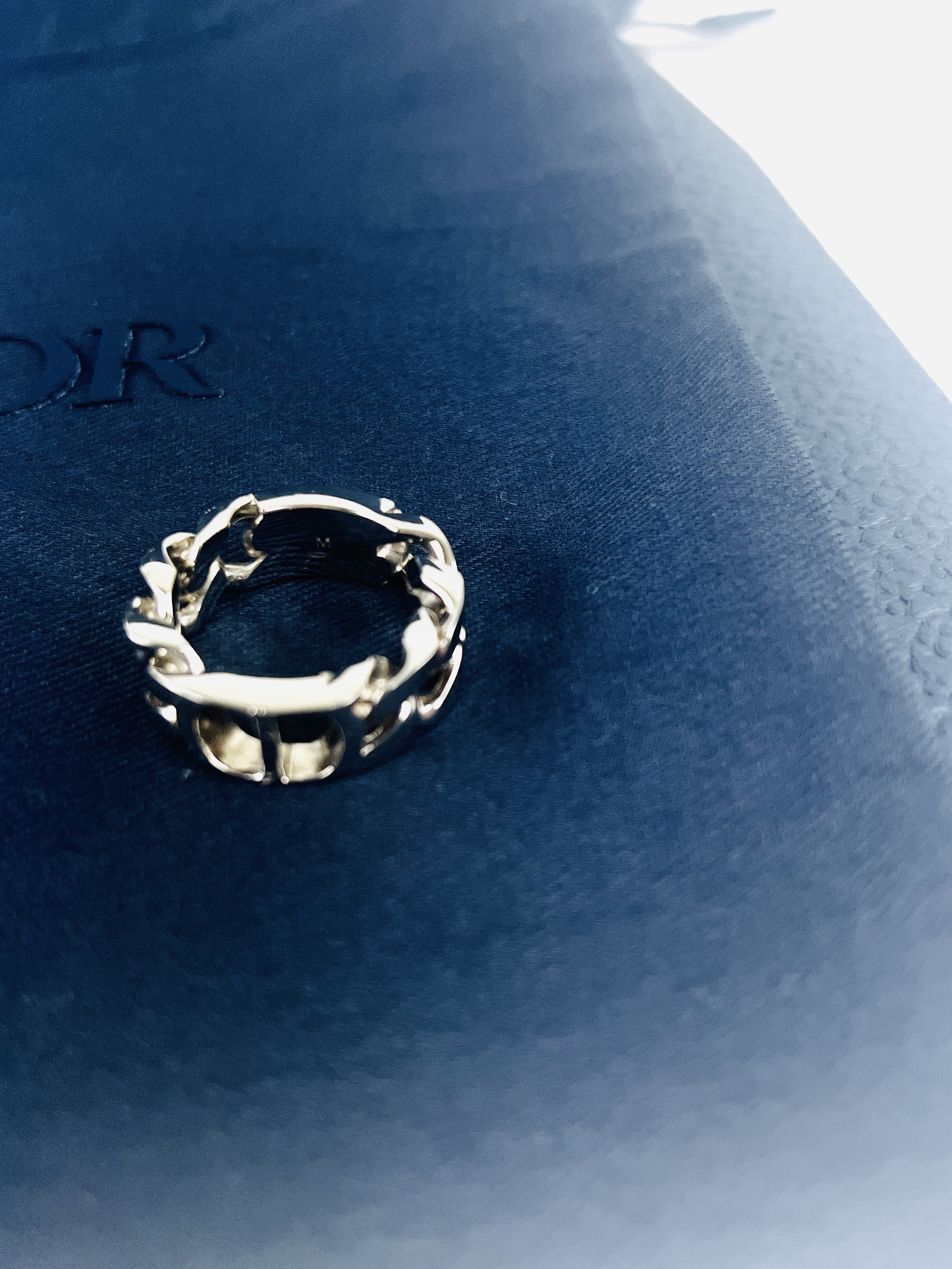 すぐ届く！ディオール CD ICON チェーンリンク リング メンズ (Dior