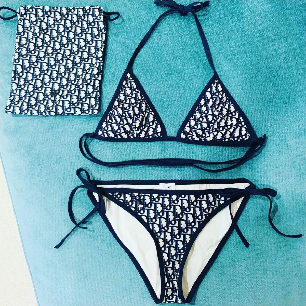 上下セット】Dior ディオール オブリーク ビキニ 水着 (Dior/ビキニ