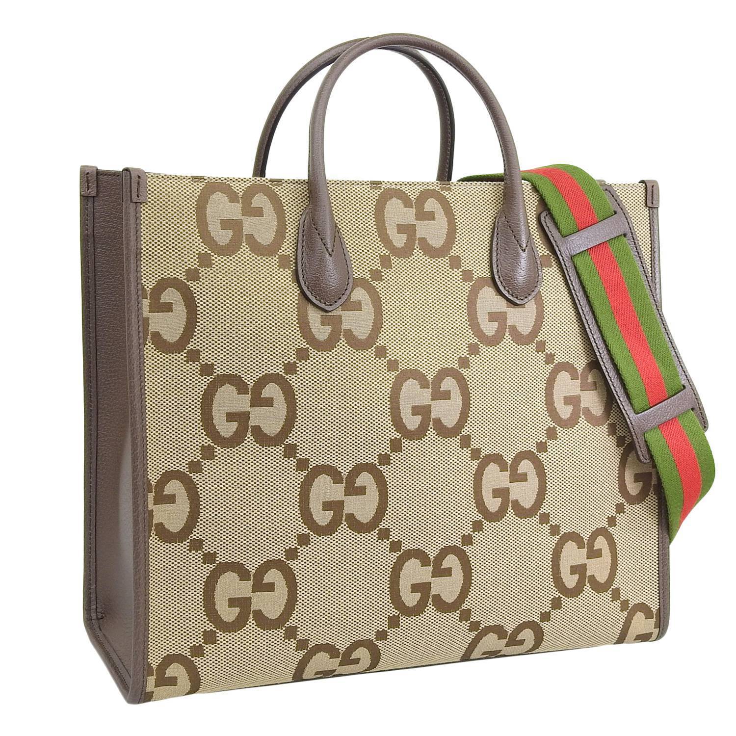 GUCCI グッチ ジャンボ GG トートバッグ 2WAY【送料0/国内即発