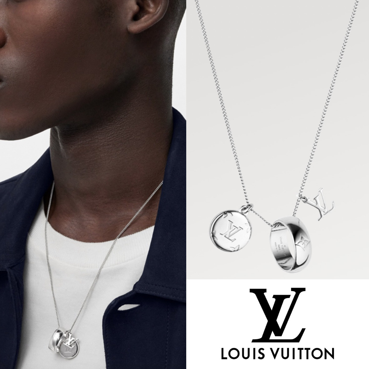 ルイヴィトン リングネックレス モノグラム M62485 (Louis Vuitton