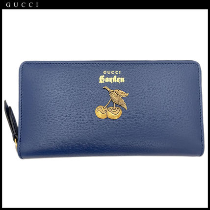 ネイビー（紺）系 GUCCI(グッチ) 長財布(レディース) - ブランド通販の