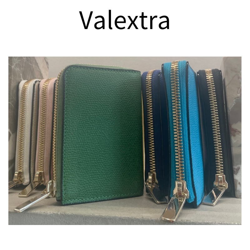 ヴァレクストラ Valextra ジップ キーホルダー ミニ財布 (Valextra