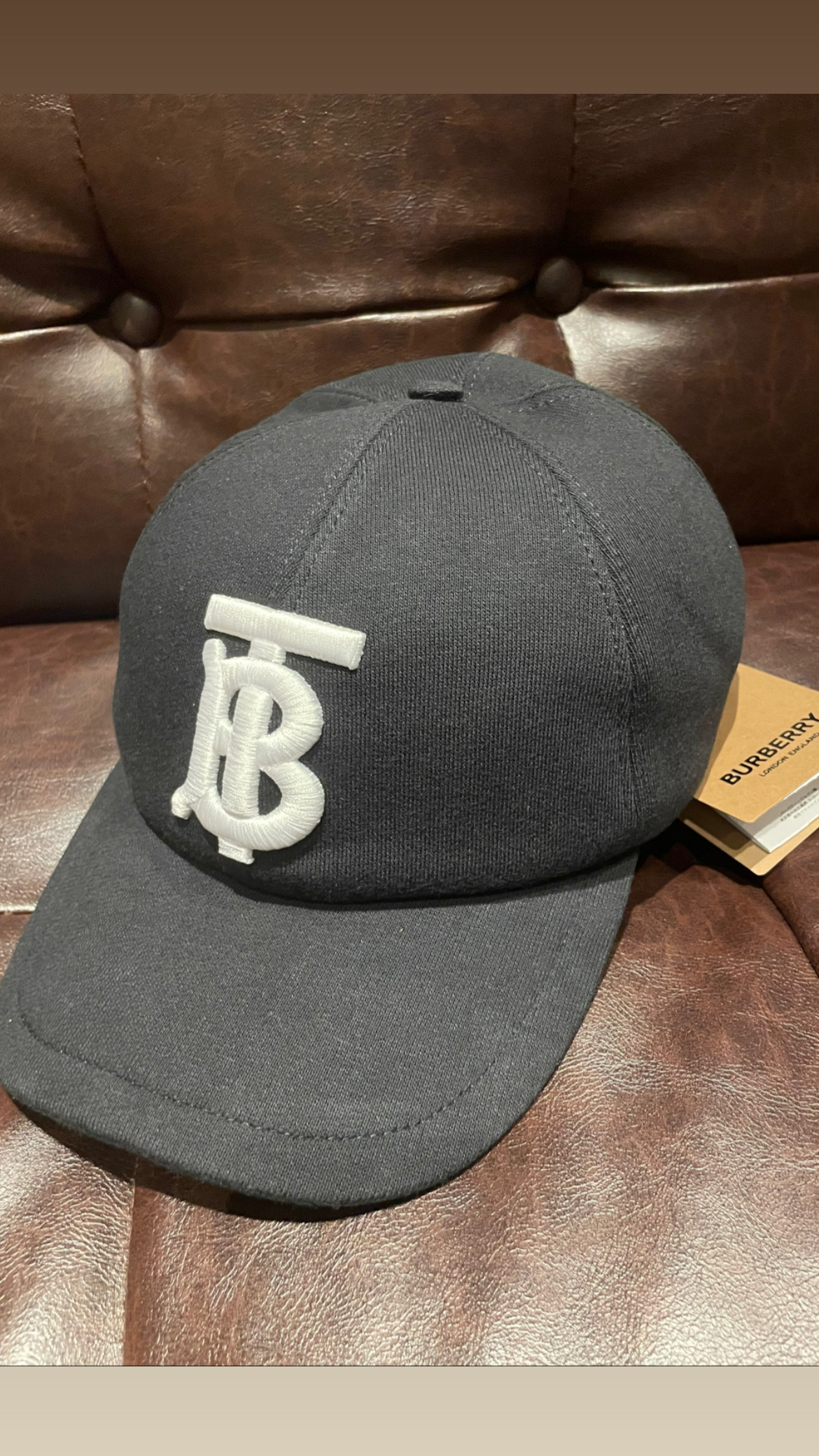 関税・送料込 Burberry TB ベースボール キャップ (Burberry/キャップ
