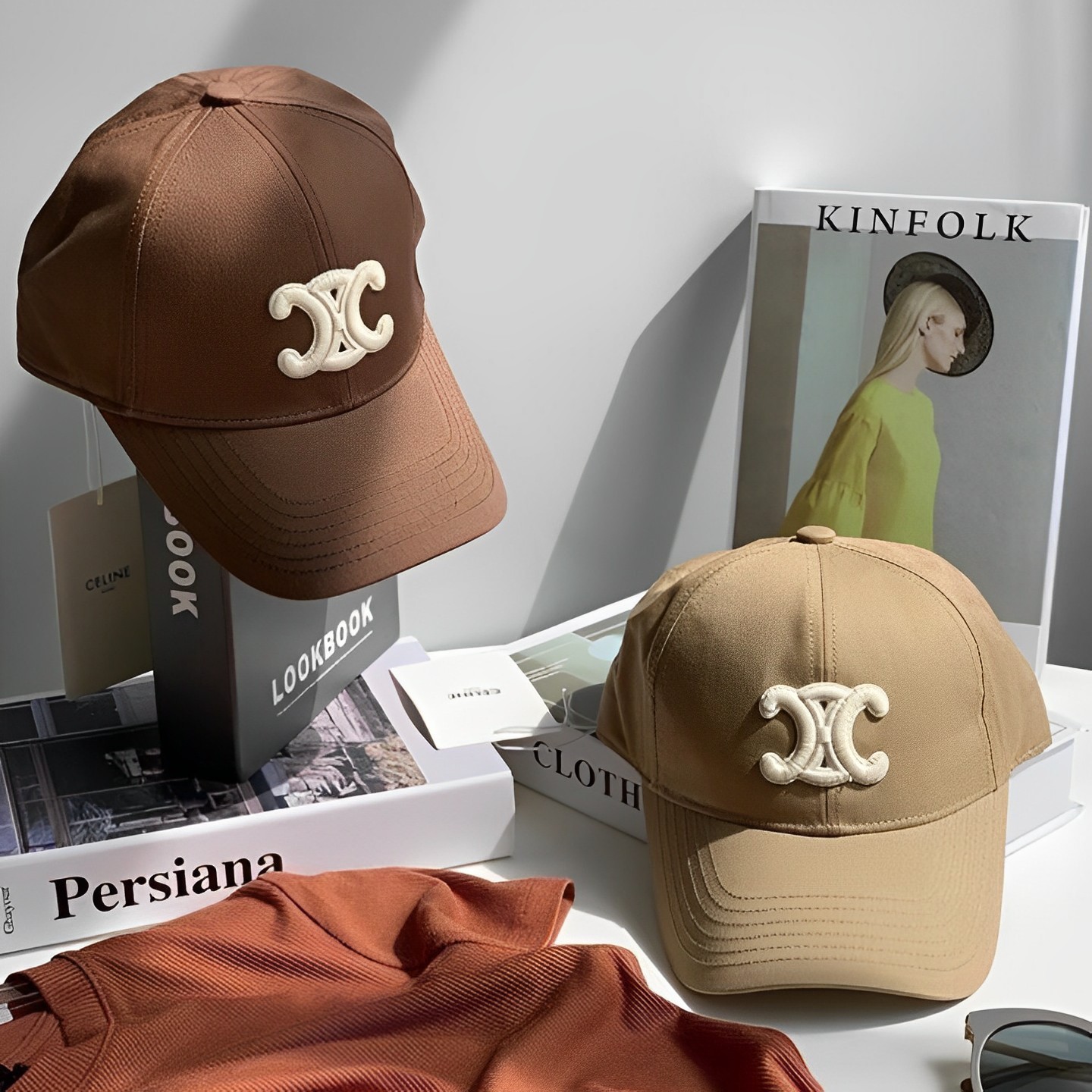 Newカラーが登場【CELINE】トリオンフロゴ ベースボールキャップ