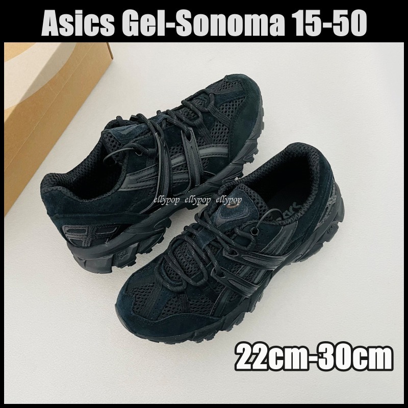 Asics Gel-Sonoma 15-50 アシックス ゲルソノマ オールブラック (asics